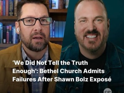 Shawn Bolz, Bethel & the widespread lack of accountability in the church.